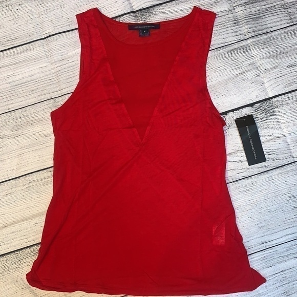 French connection red blouse - Picture 4 of 7